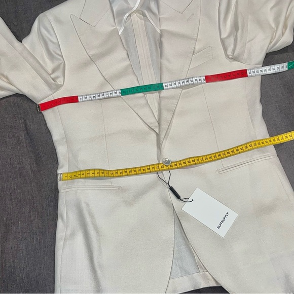 SUITSUPPLY off-white Silk Dinner Jacket Havana 38R - Picture 4 of 7